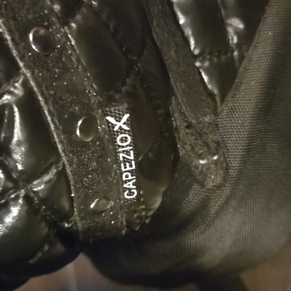 Capezio Black Quilted Technique Warm Up Dance Boot Sz L - Picture 9 of 9